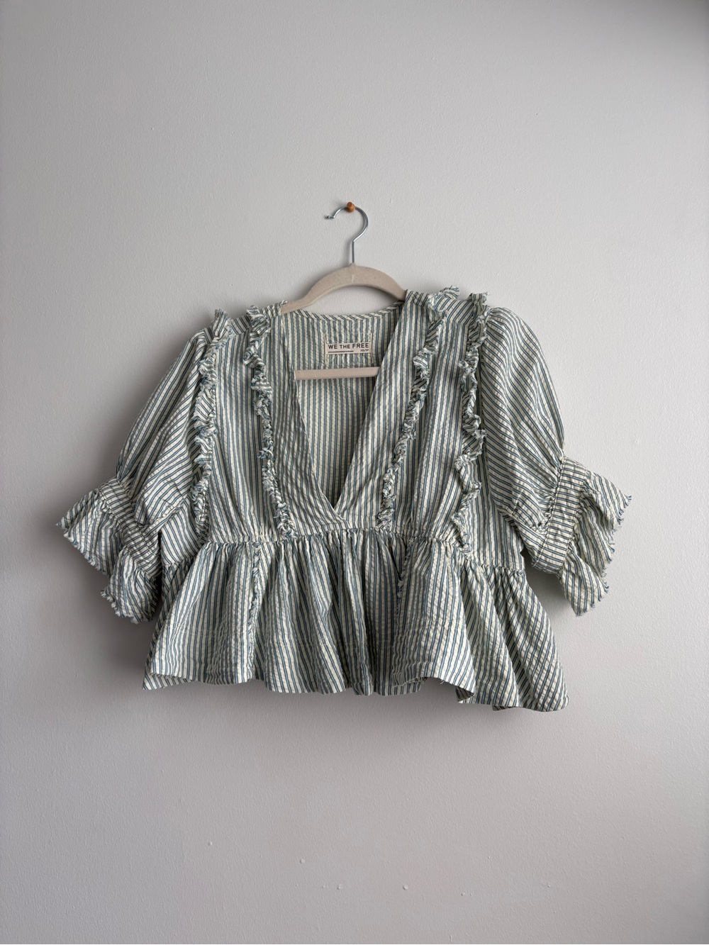 Free people vintage combo blouse